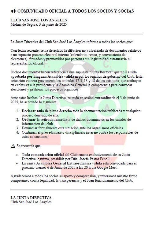 Comunicado 2