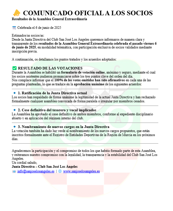 Comunicado 3