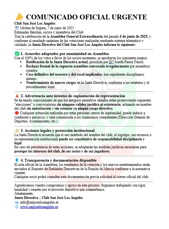Comunicado 4